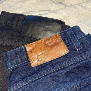 Naked and Famous Jeans made famous by 007 in Skyfall. Blue and Black mint cond